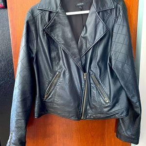 Torrid Black Pleather Jacket